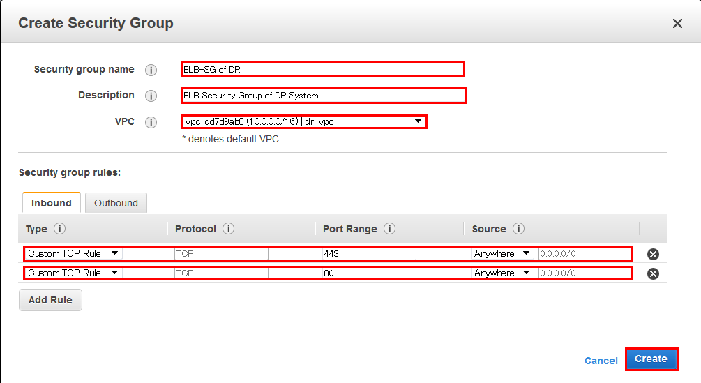 Security-Group-Configure